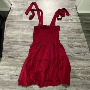 Red dress